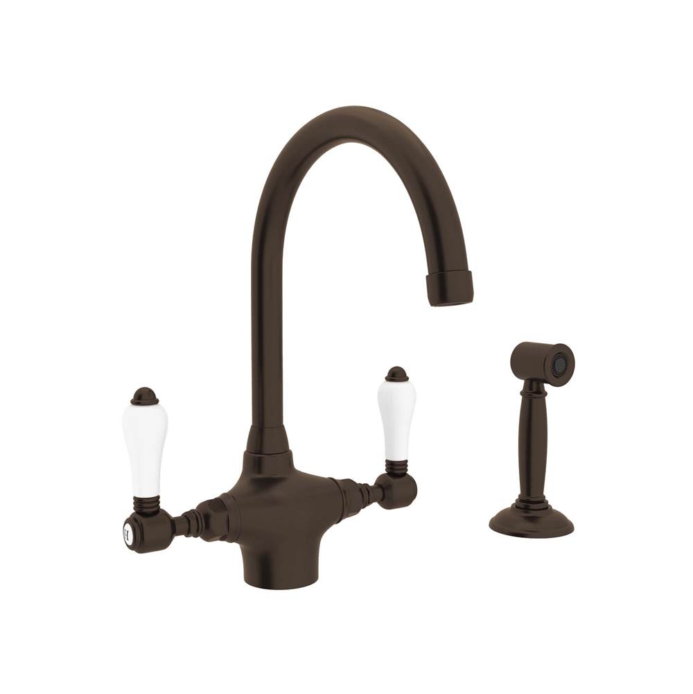 Rohl San Julio® Two Handle Kitchen Faucet With Side Spray