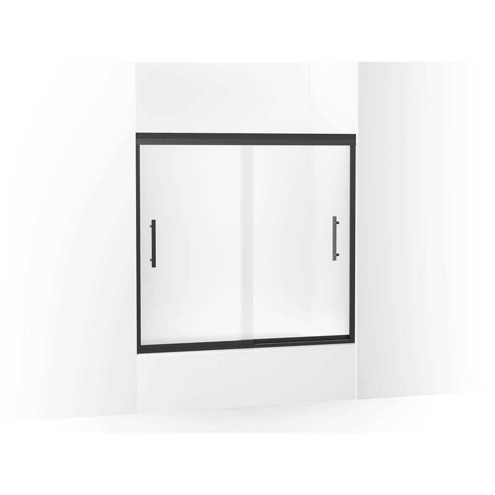Sterling Plumbing Finesse™ Peak® Frameless sliding bath door 56-5/8''-59-5/8'' W x 55-1/2'' H