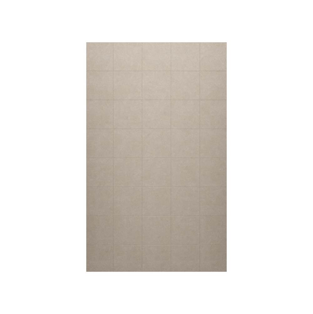 Swan SSSQ-3696-1 36 x 96 Swanstone® Square Tile Glue up Bath Single Wall Panel in Limestone