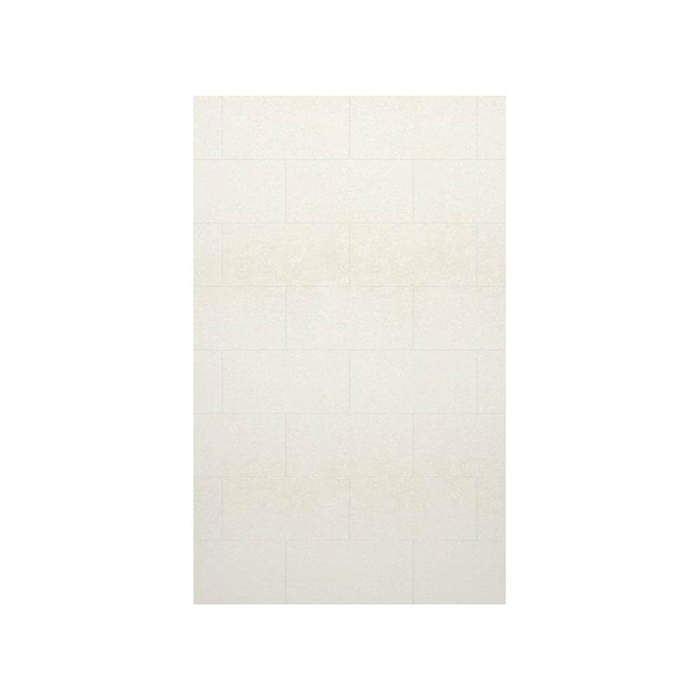Swan TSMK-7234-1 34 x 72 Swanstone® Traditional Subway Tile Glue up Bathtub and Shower Single Wall Panel in Tahiti White