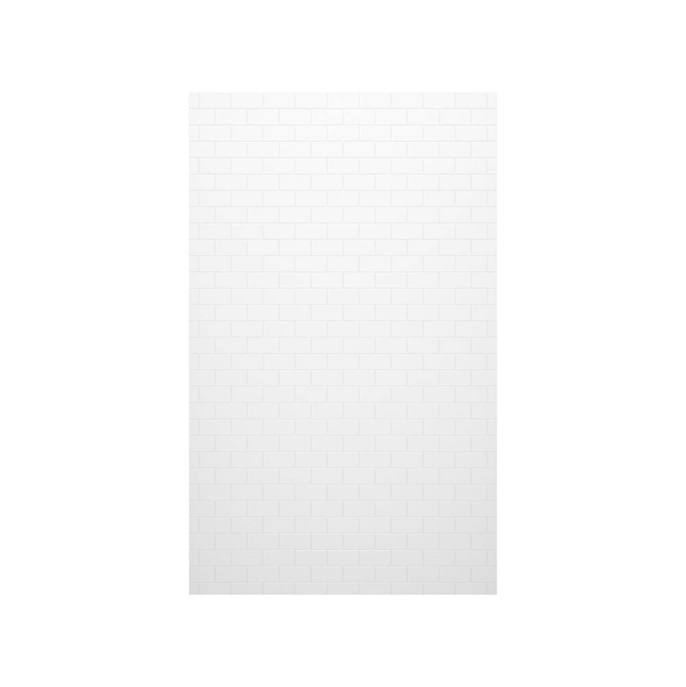 Swan SSST-6296-1 62 x 96 Swanstone® Classic Subway Tile Glue up Single Wall Panel in White