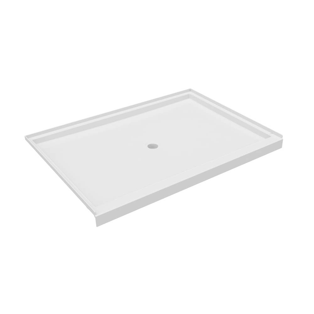 Swan SS-4260 42 x 60 Swanstone® Alcove Shower Pan with Center Drain in White