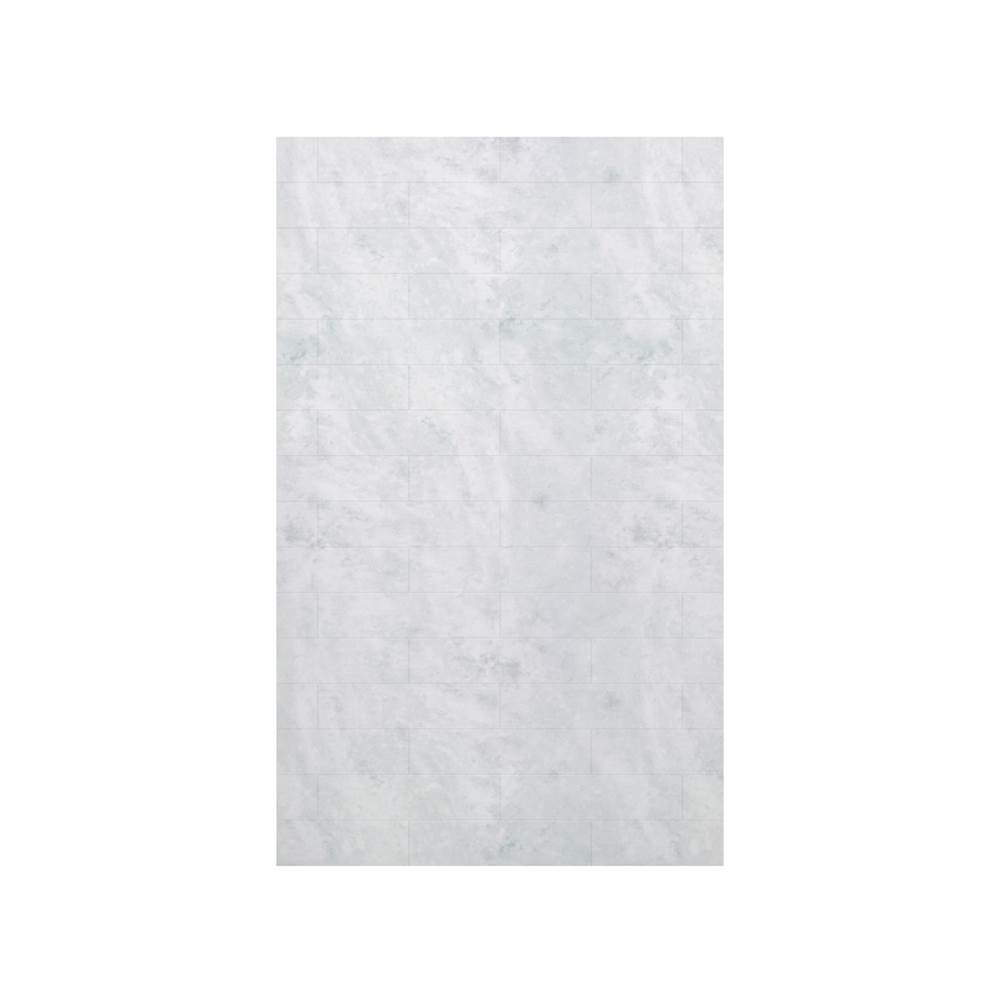 Swan MSMK-8436-1 36 x 84 Swanstone® Modern Subway Tile Glue up Bathtub and Shower Single Wall Panel in Ice