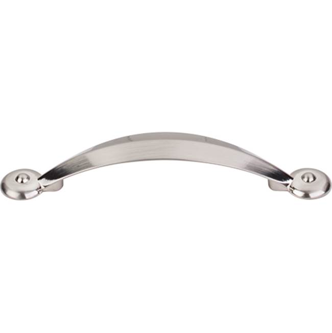 Top Knobs Angle Pull 3 3/4 Inch (c-c) Brushed Satin Nickel