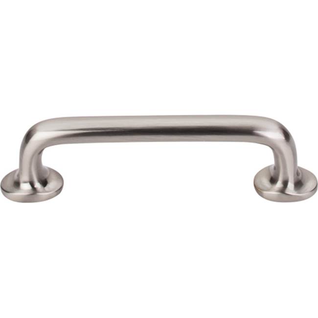 Top Knobs Aspen II Rounded Pull 4 Inch (c-c) Brushed Satin Nickel