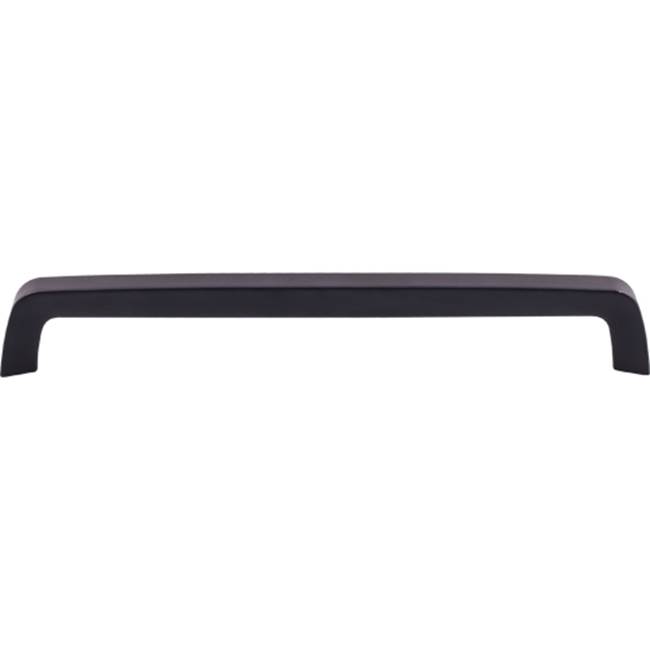 Top Knobs Tapered Bar Pull 8 13/16 Inch (c-c) Flat Black