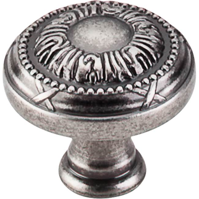 Top Knobs Ribbon Knob 1 1/4 Inch Pewter Antique