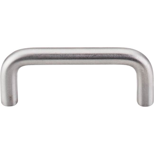 Top Knobs Bent Bar (10mm Diameter) 3 Inch (c-c) Brushed Stainless Steel