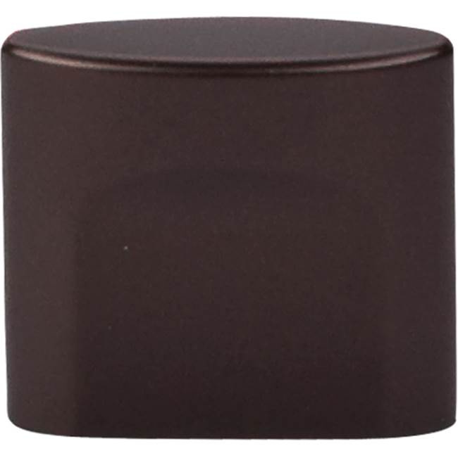 Top Knobs Oval Slot Knob 3/4 Inch (c-c) Oil Rubbed Bronze