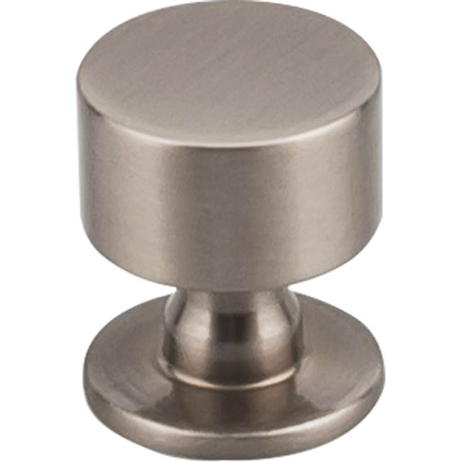 Top Knobs Lily Knob 1 1/8 inch Brushed Satin Nickel