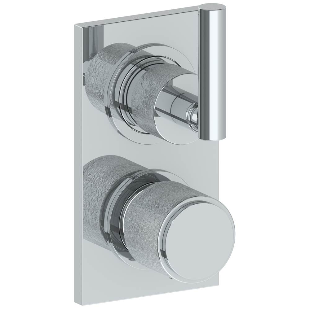 Watermark Wall Mounted Mini Thermostatic Shower Trim with built-in control, 3 1/2'' X 8''