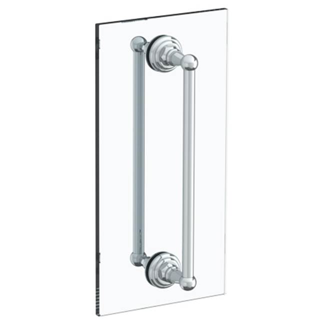 Watermark Rochester 24” double shower door pull/ glass mount towel bar