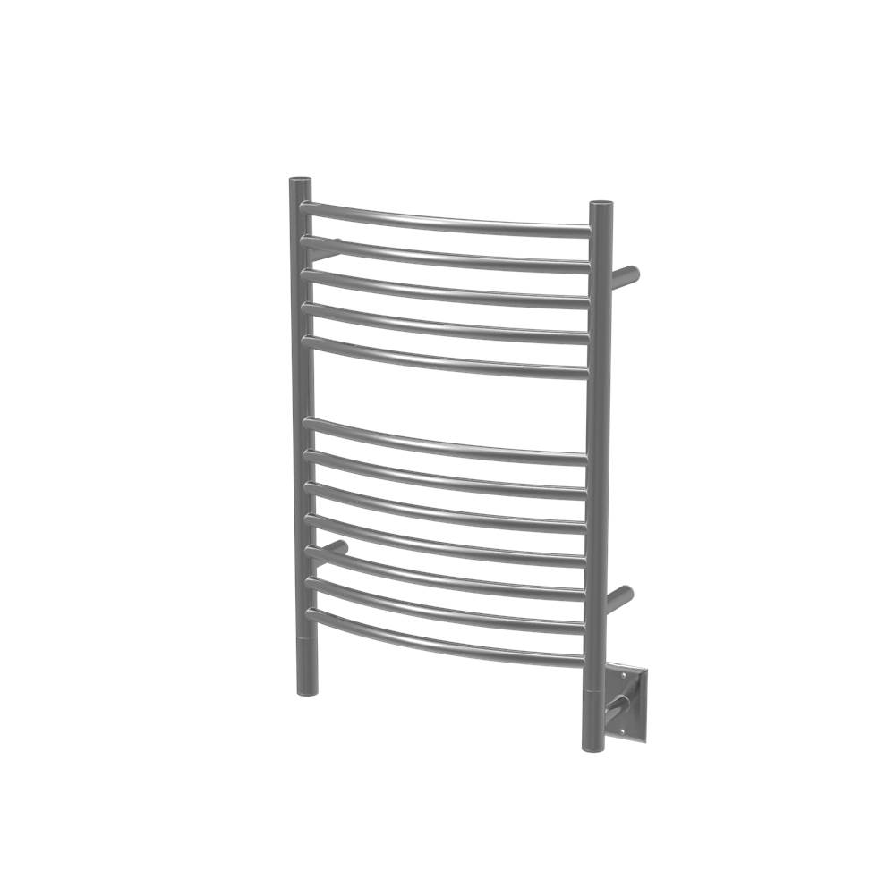 Amba Products Amba Jeeves 20-1/2-Inch x 31-Inch Curved Towel Warmer, Brushed