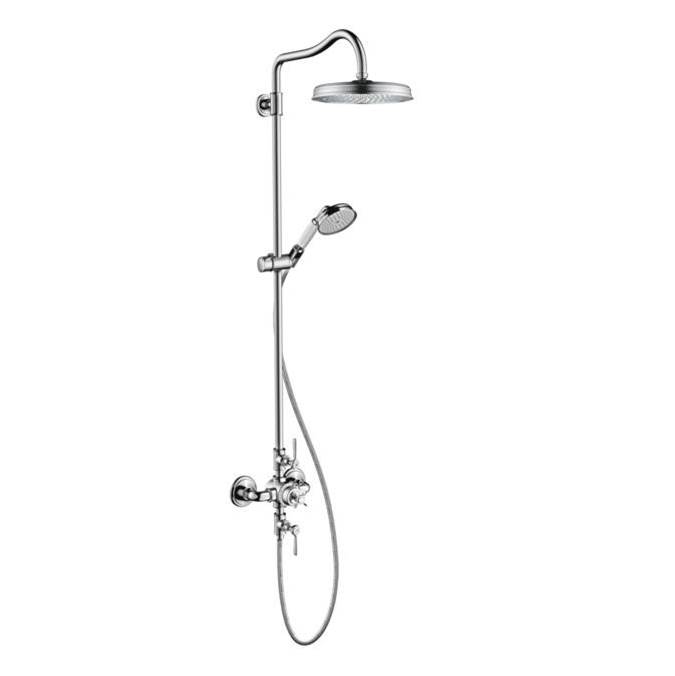 Axor Montreux Showerpipe 240 1-Jet, 1.8 GPM in Chrome