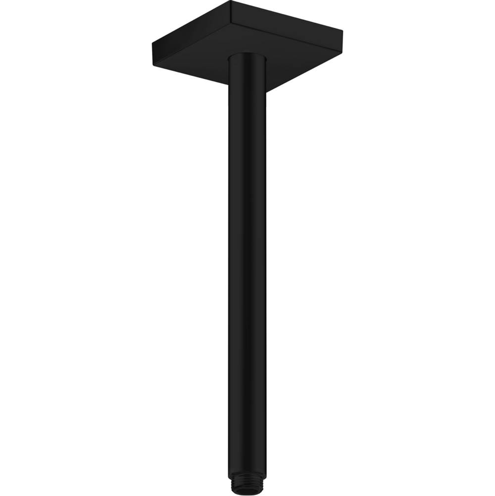 Axor ShowerSolutions Extension Pipe for Ceiling Mount Square, 12'' in Matte Black