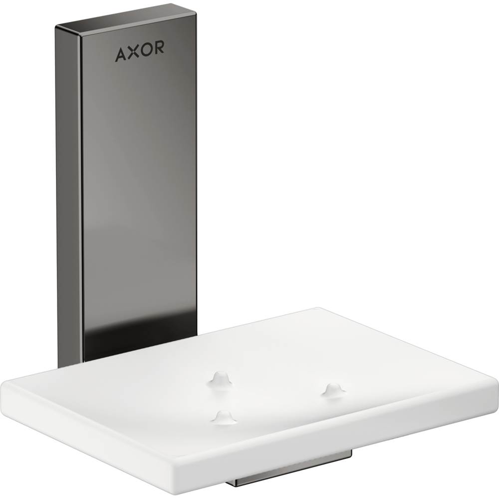 Axor Universal Rectangular Soap Dish in Polished Black Chrome