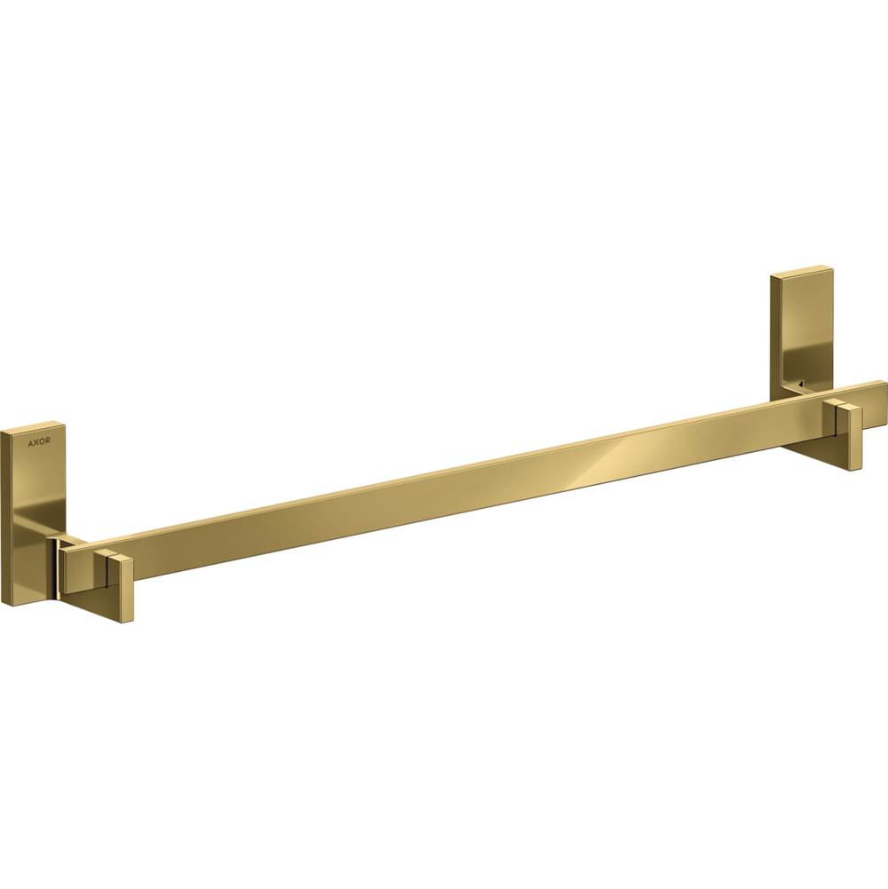 Axor Universal Rectangular Towel Bar, 24''  in Polished Gold Optic