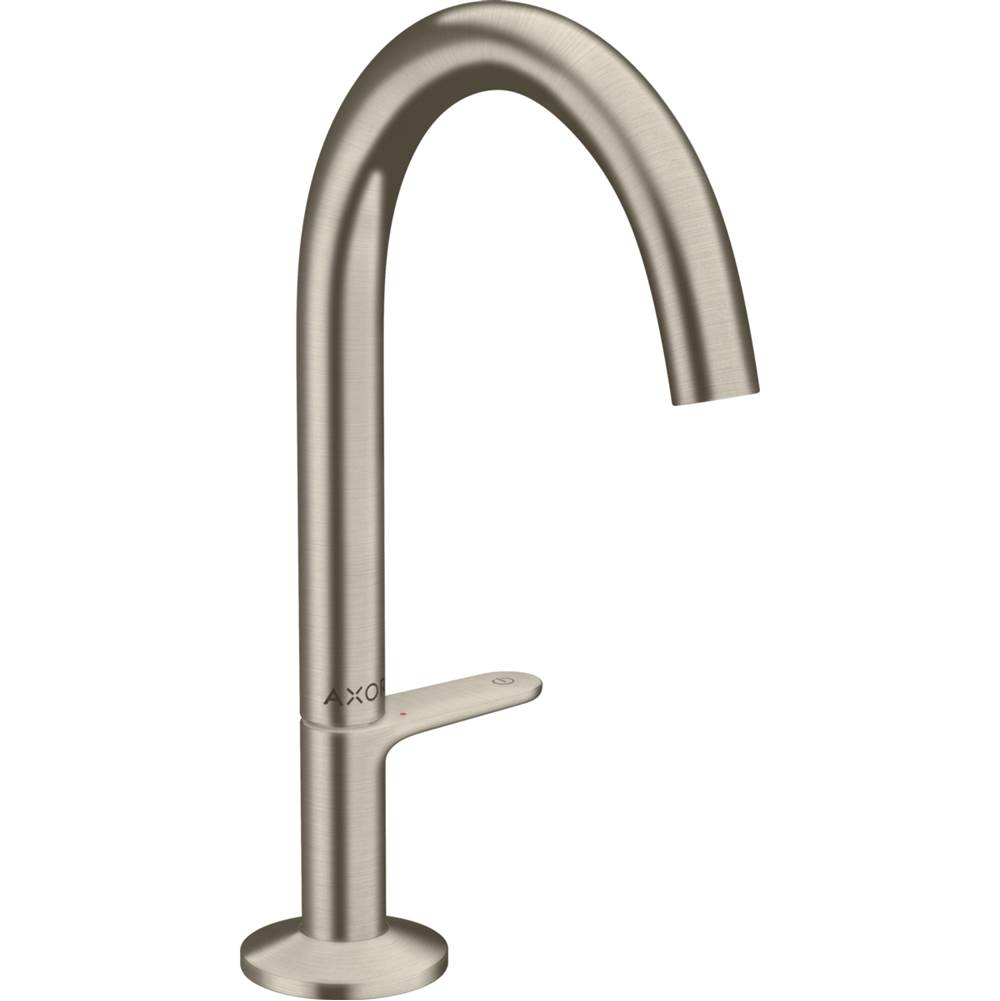 Axor ONE Single-Hole Faucet Select 170, 1.2 GPM in Brushed Nickel