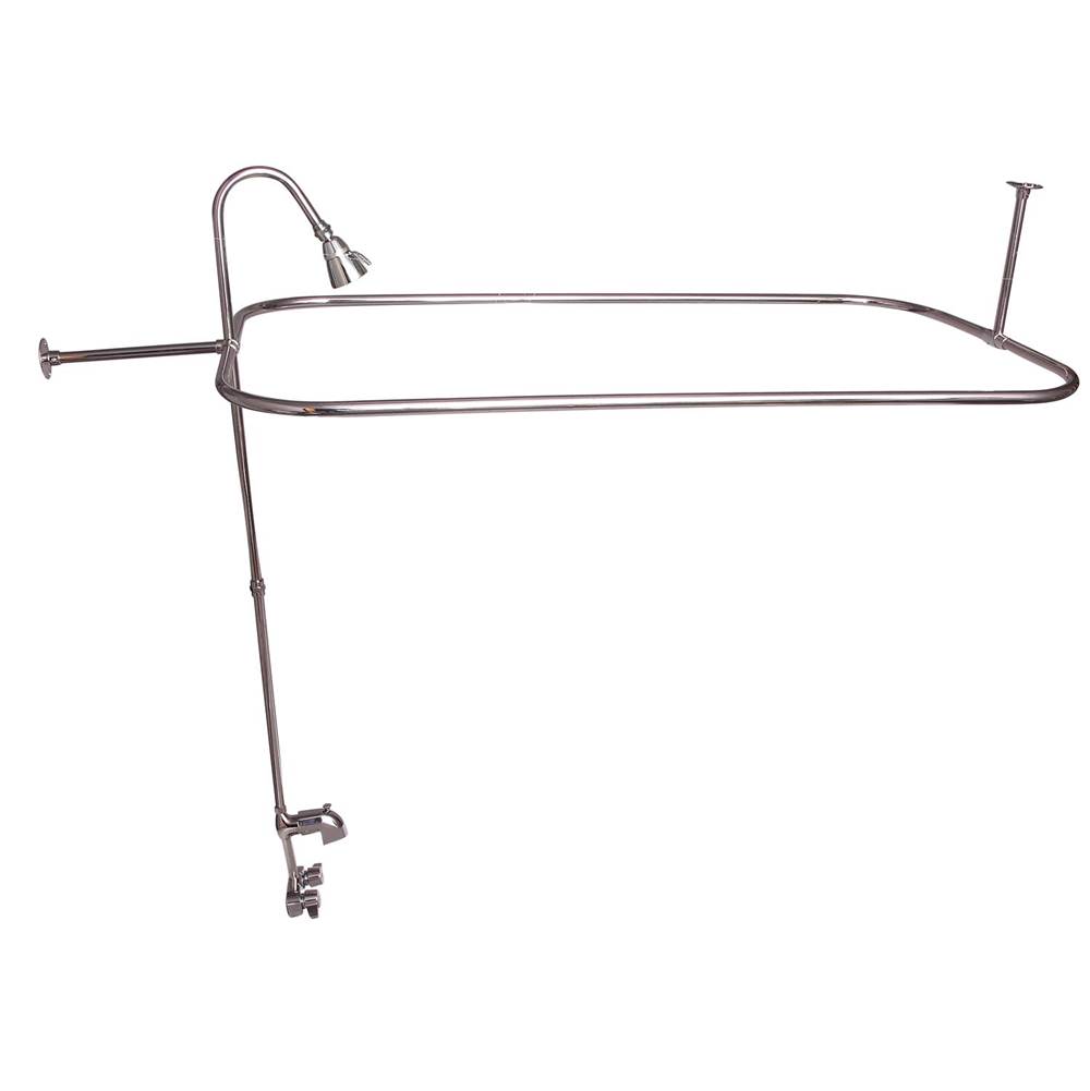 Barclay Converto Shower w/48'' Rect Rod, Code Spout,Polished Nickel