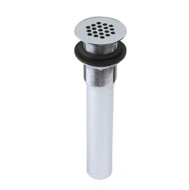 Barclay Grid Drain w/Overflow,For lav, Polished Nickel