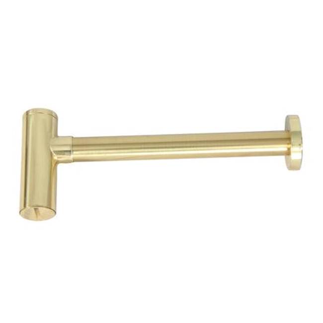 Barclay Contemporary Lav Trap 1-1/4''6'' x 12'' w/Brass Wall Flang,PB