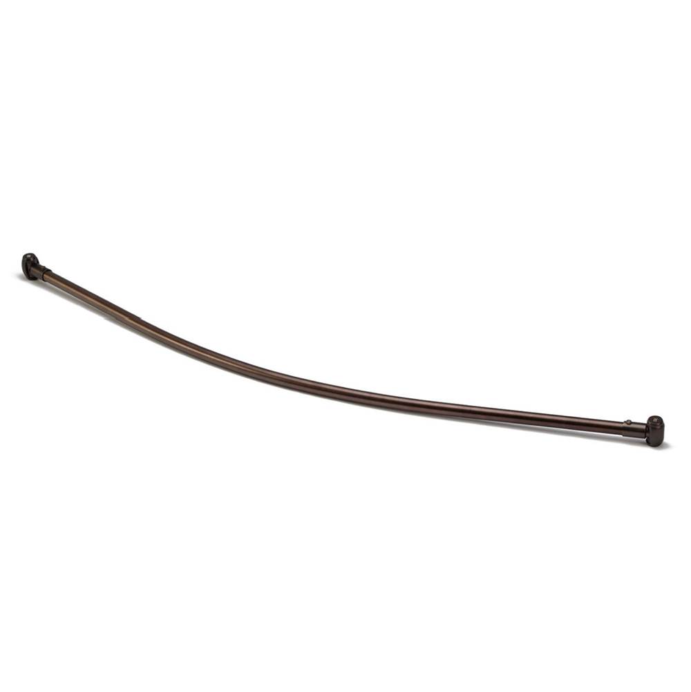 Barclay Curved 36'' Shower Rod w/FlangeWhite