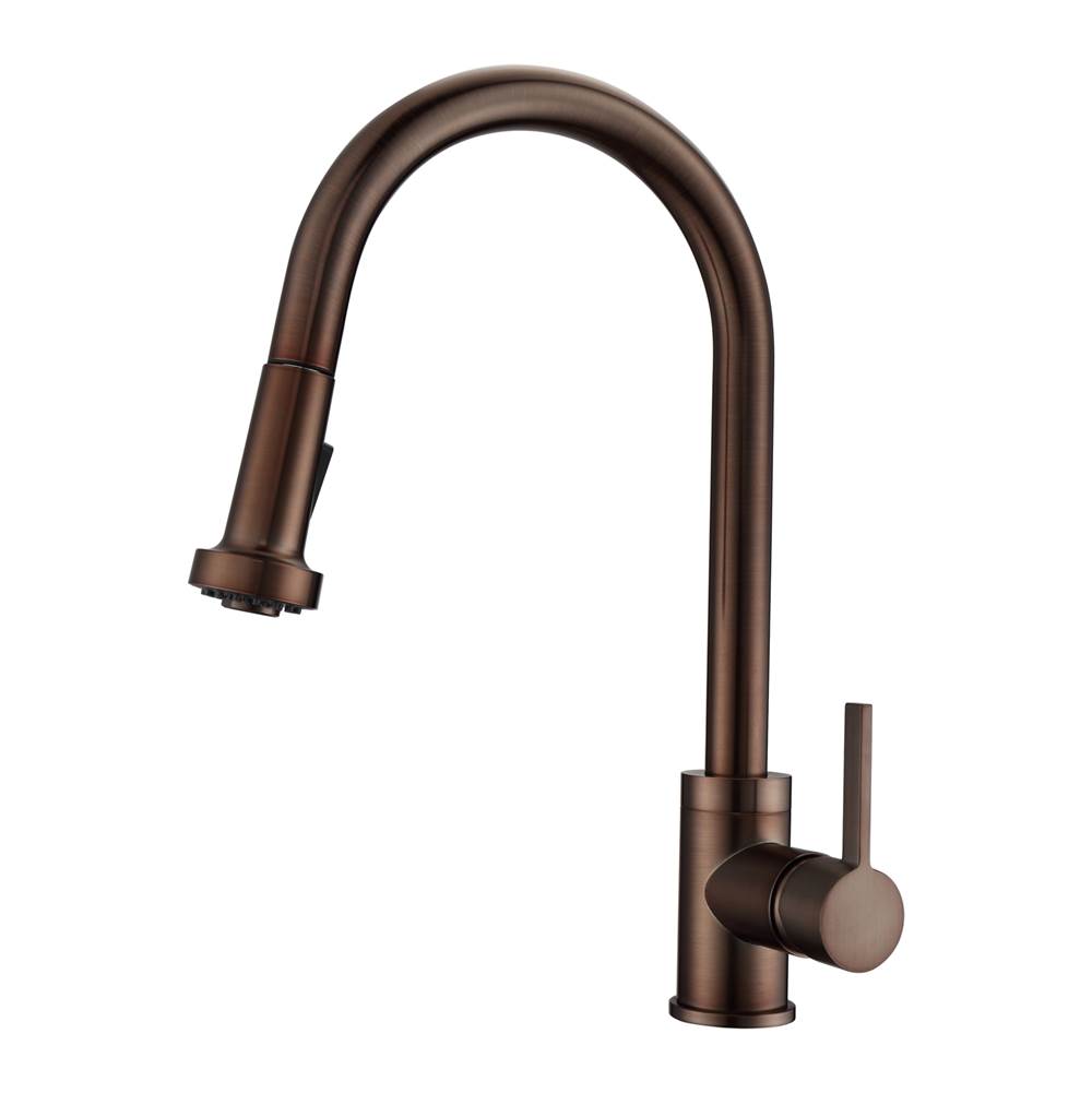 Barclay Fairchild Kitchen Faucet,Pull-out Spray,Metal Levr Hndls,ORB