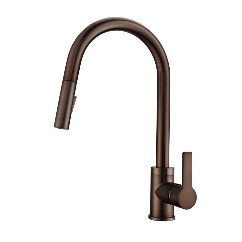 Barclay Fenton Kitchen Faucet,Pull-outSpray, Metal Lever Handles,ORB