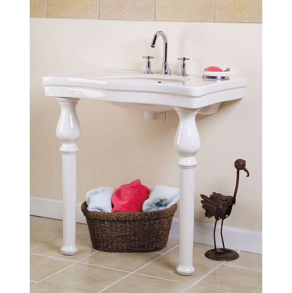 Barclay Milano Console Legs, Pair, Bisque