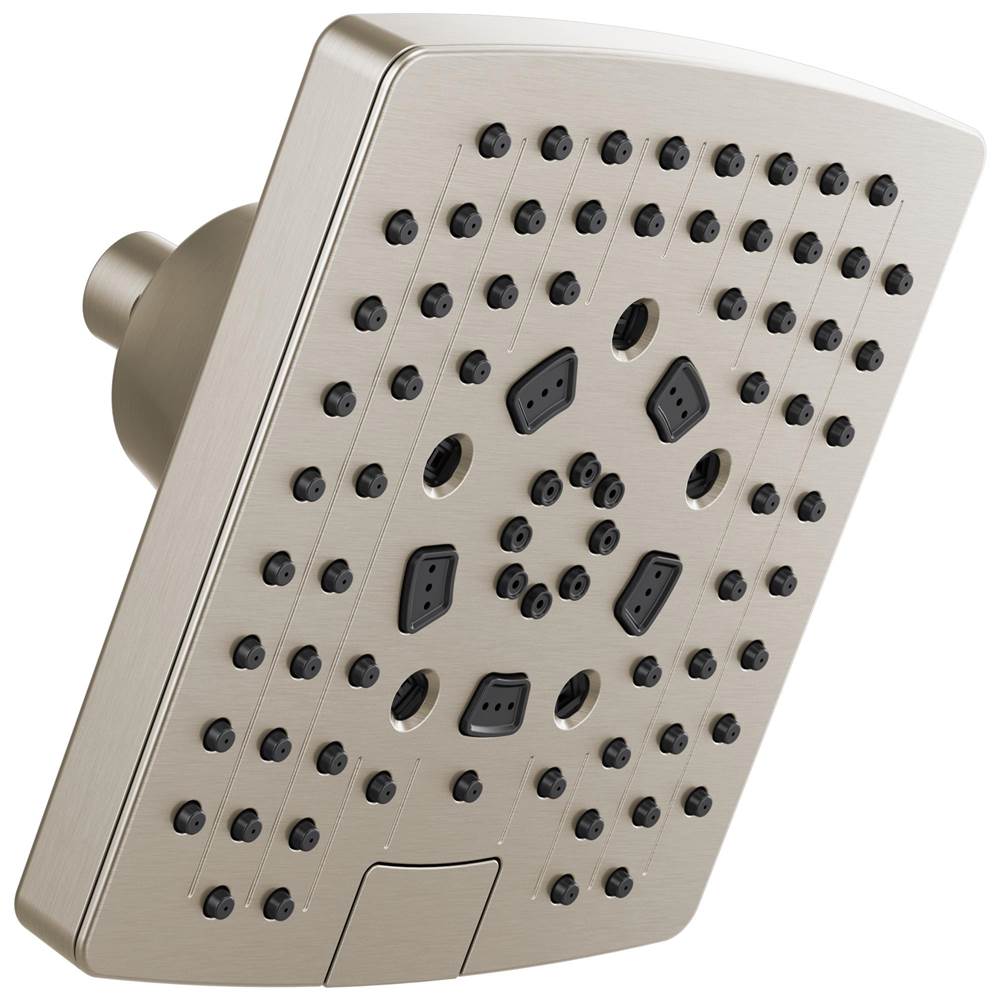 Brizo Universal Showering 7'' Linear Square H2Okinetic<sup>®</sup> Multi-Function Wall Mount Showerhead
