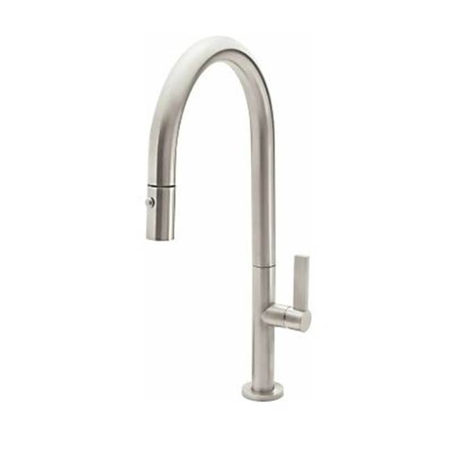 California Faucets Pull-Down Kitchen Faucet - High Arc Spout