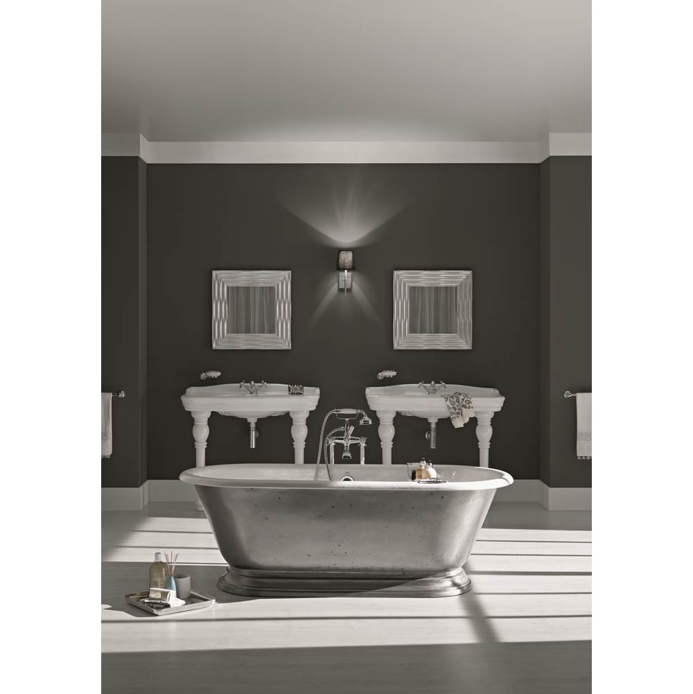 Cheviot Products SANDRINGHAM Cast Iron Bathtub with Burnished Exterior