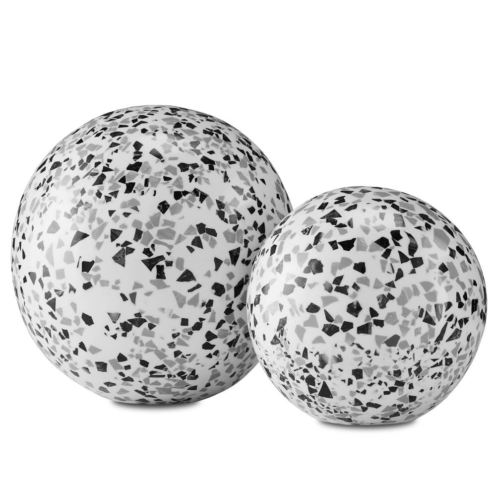 Currey And Company Ross Speckle Ball Set of 2
