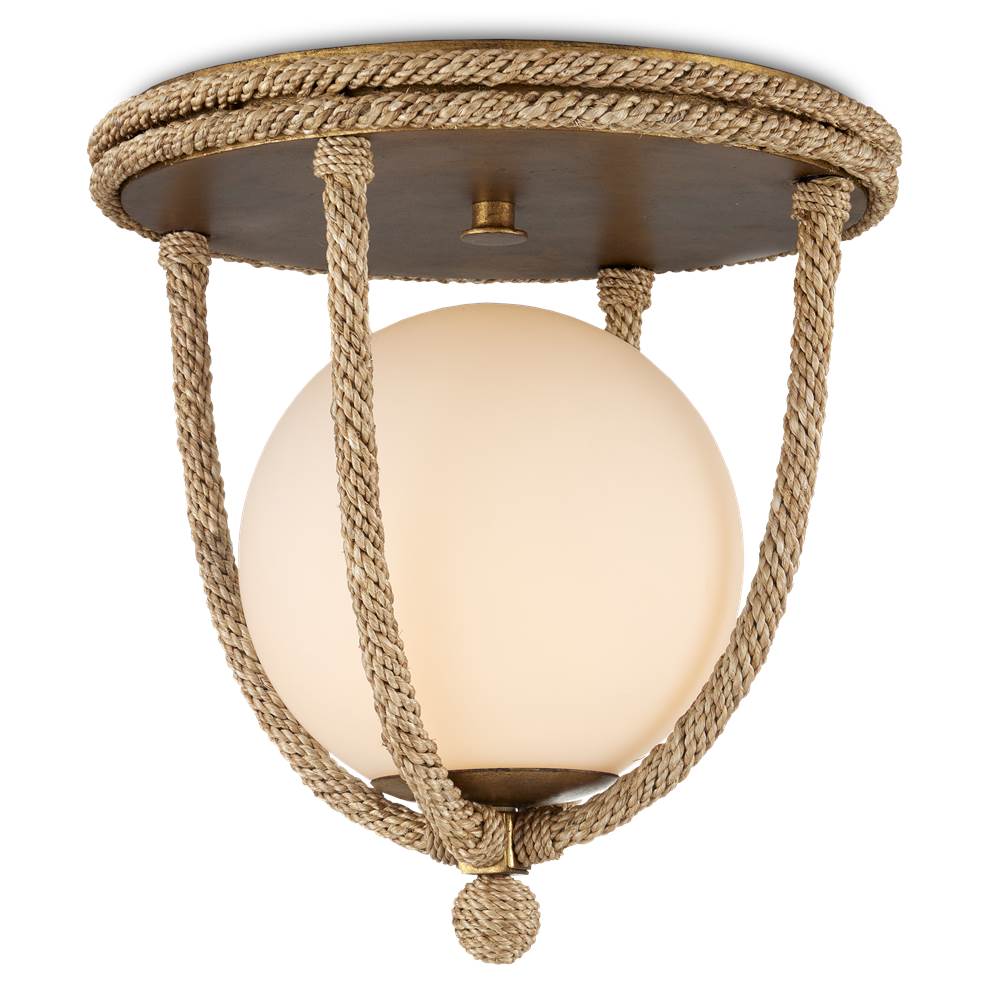 Currey And Company Passageway Rope Flush Mount