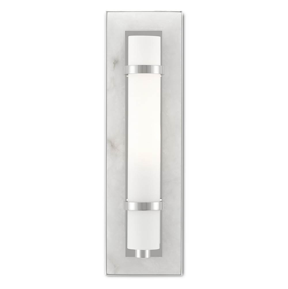 Currey And Company Bruneau Nickel Wall Sconce