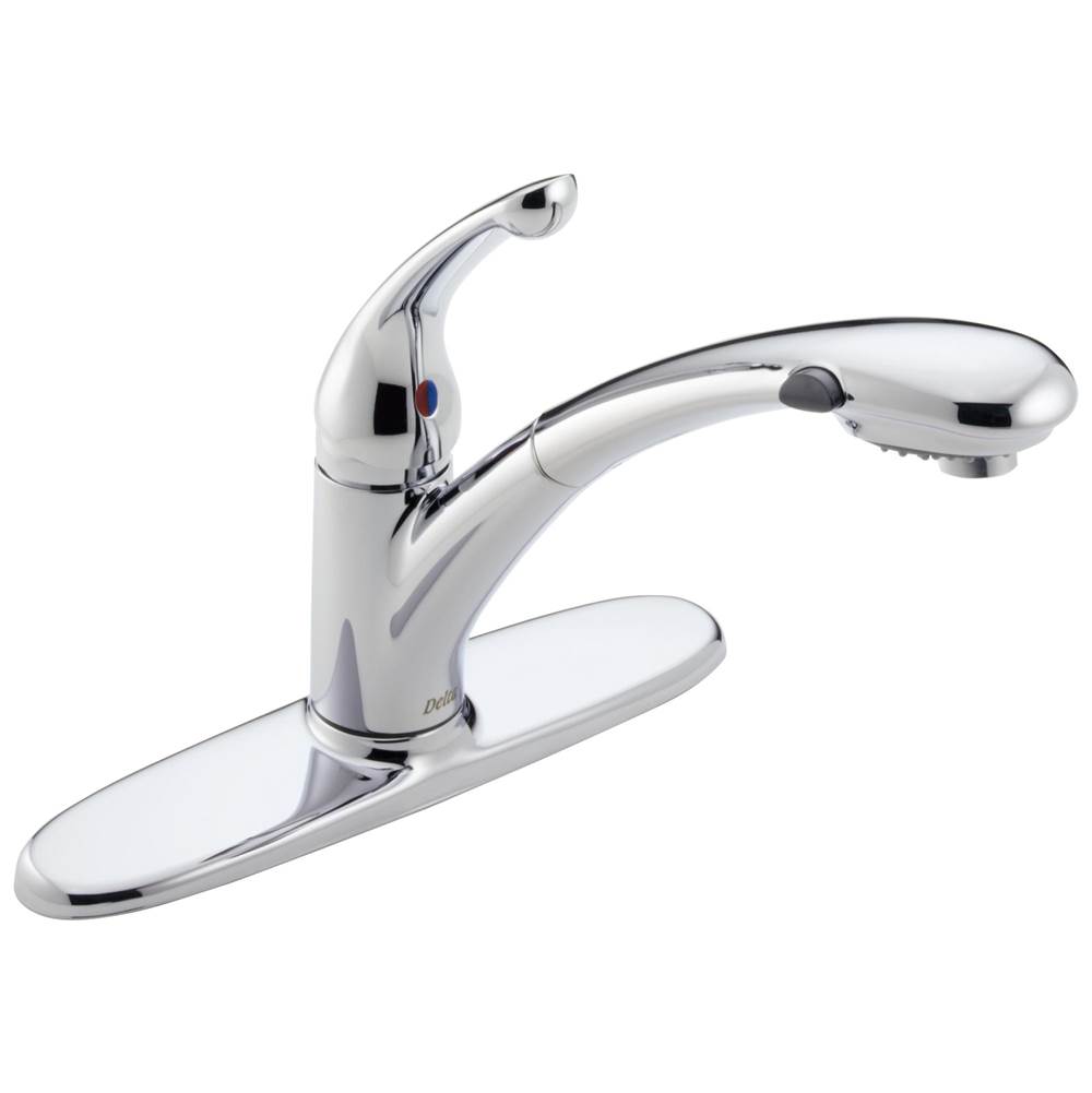Delta Faucet Signature Pullouts Single Handle Pull-Out Water-Efficient Kitchen Faucet