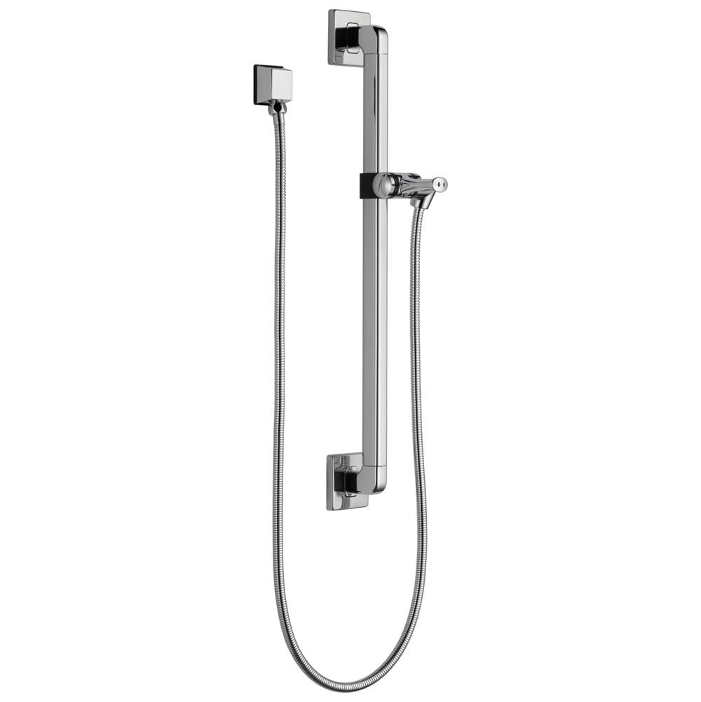 Delta Faucet Universal Showering Components Adjustable Slide Bar / Grab Bar Assembly with Elbow