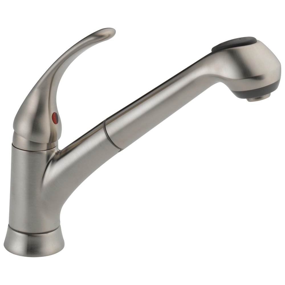 Delta Faucet Foundations® Single Handle Pull-Out Kitchen Faucet