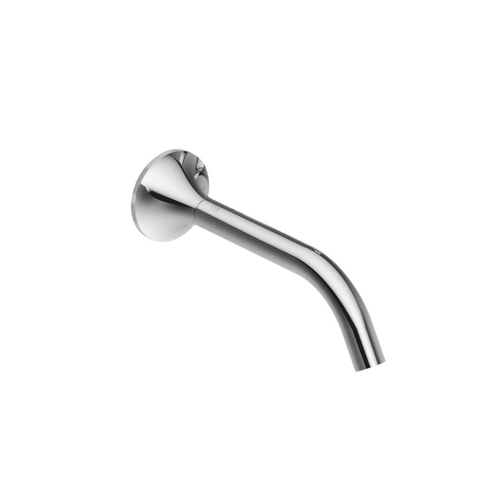 Dornbracht Lavatory Spout, Wall-Mounted Without Drain In Platinum