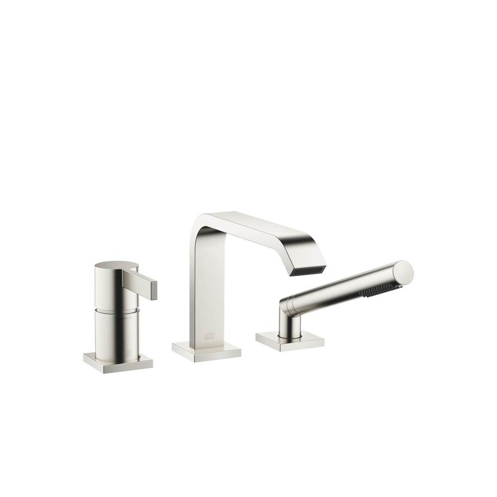 Dornbracht IMO Three-Hole Single-Lever Tub Mixer For Deck-Mounted Tub Installation In Platinum Matte
