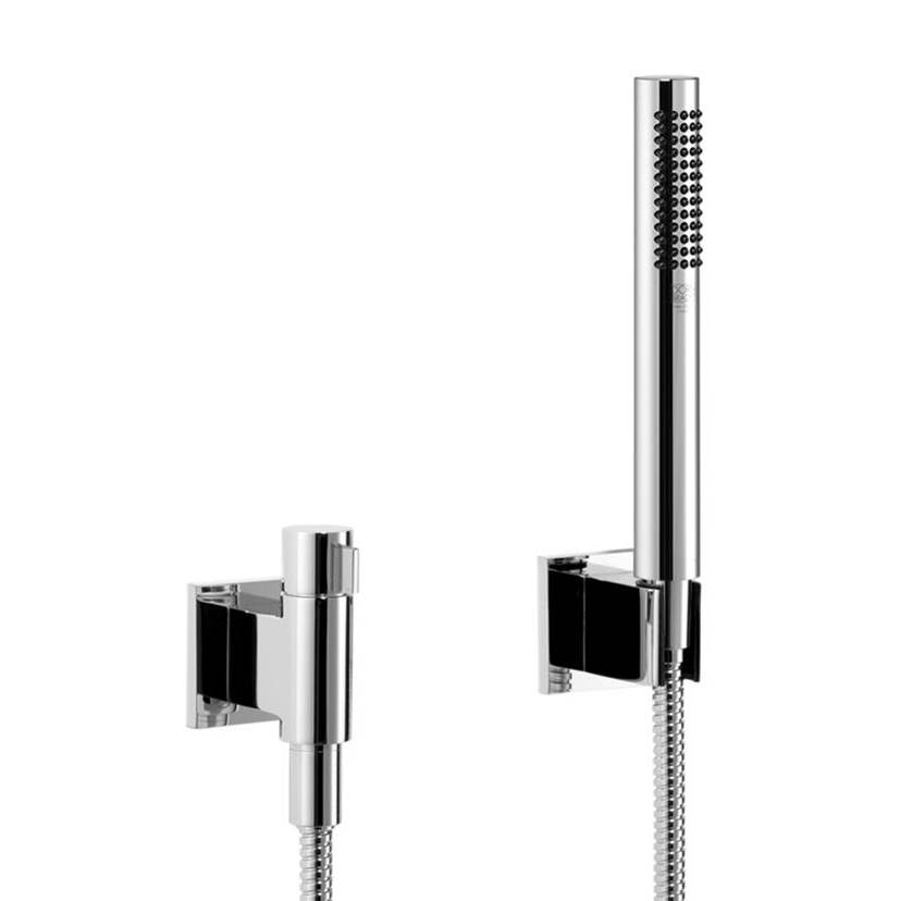 Dornbracht Hand Shower Set With Individual Flanges With Volume Control In Polished Chrome