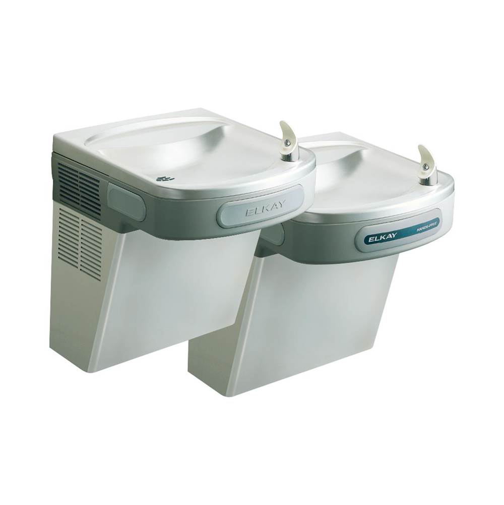 Elkay Versatile Cooler Wall Mount Bi-Level ADA Hands-Free, Filtered Refrigerated Stainless