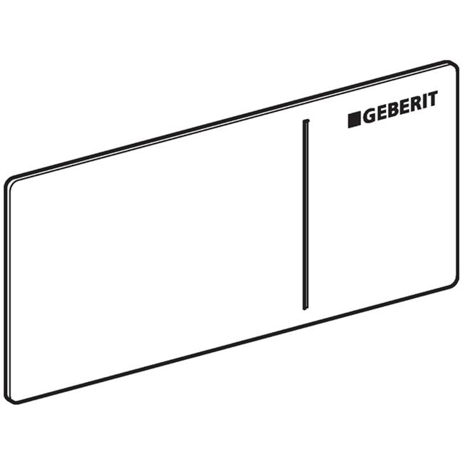 Geberit Actuator plate for Geberit remote flush actuation type 70: white glass