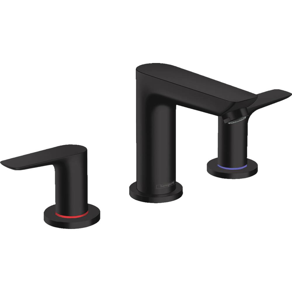 Hansgrohe Talis E Widespread Faucet 150 with Pop-Up Drain, 1.2 GPM in Matte Black