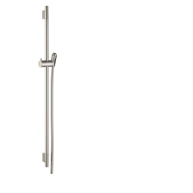 Hansgrohe Unica Wallbar S, 36'' in Brushed Nickel