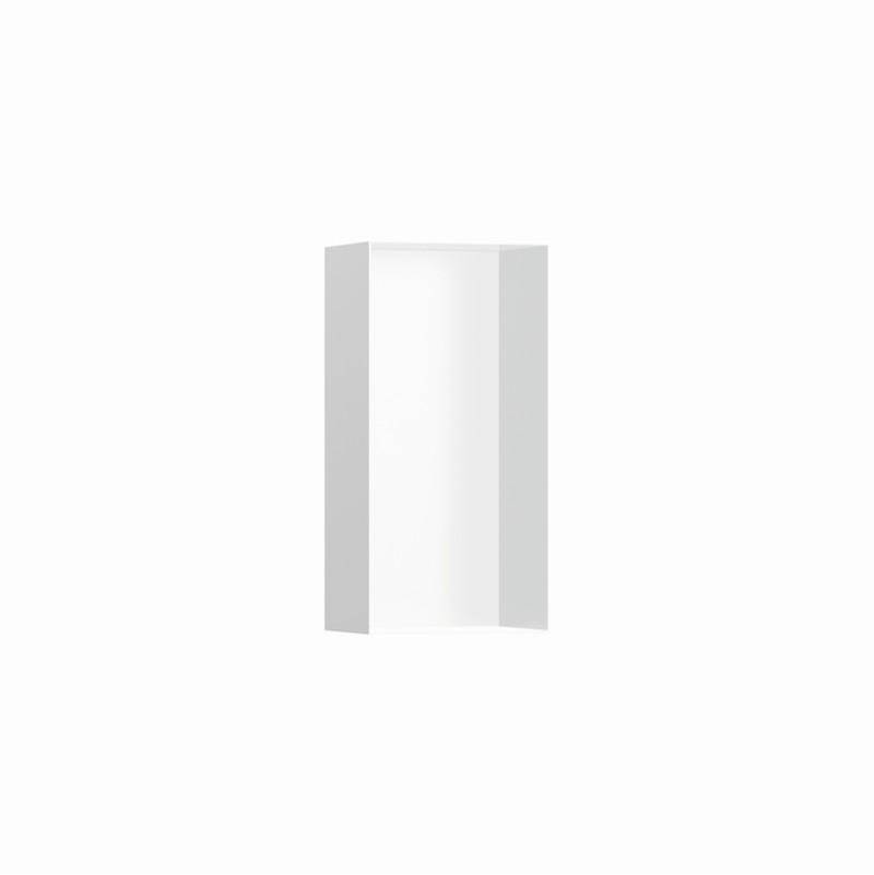 Hansgrohe XtraStoris Minimalistic Wall Niche with Open Frame 12''x 6''x 4''  in Matte White