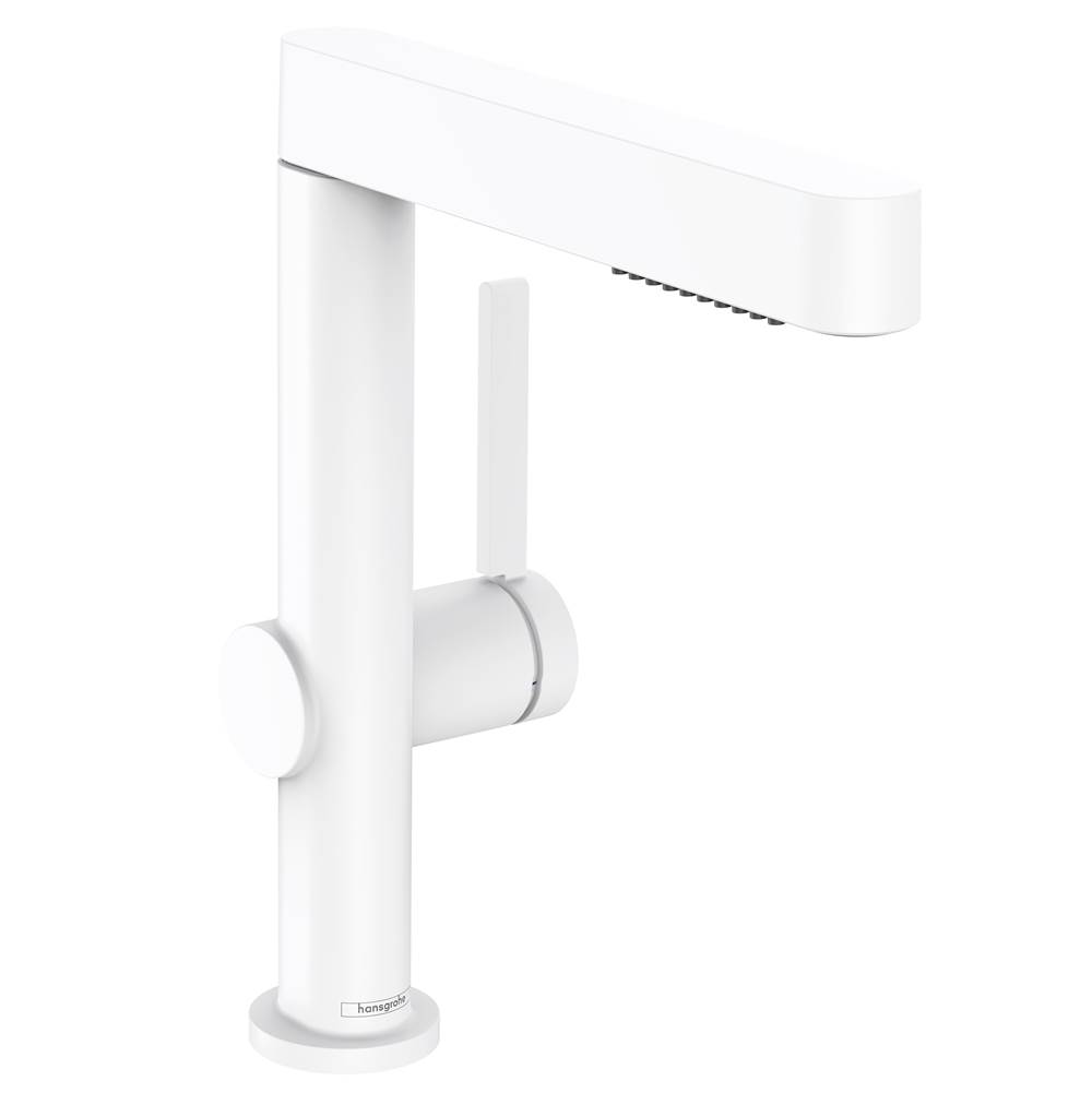 Hansgrohe Finoris Single-Hole Faucet 230 with 2-Spray Pull-Out, 1.2 GPM in Matte White