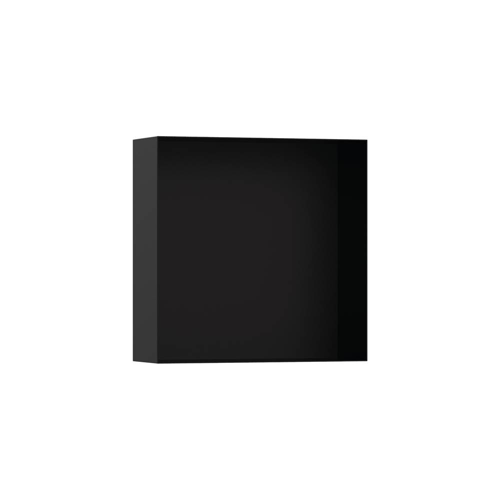 Hansgrohe XtraStoris Minimalistic Wall Niche Frameless 12''x 12''x 4''  in Matte Black