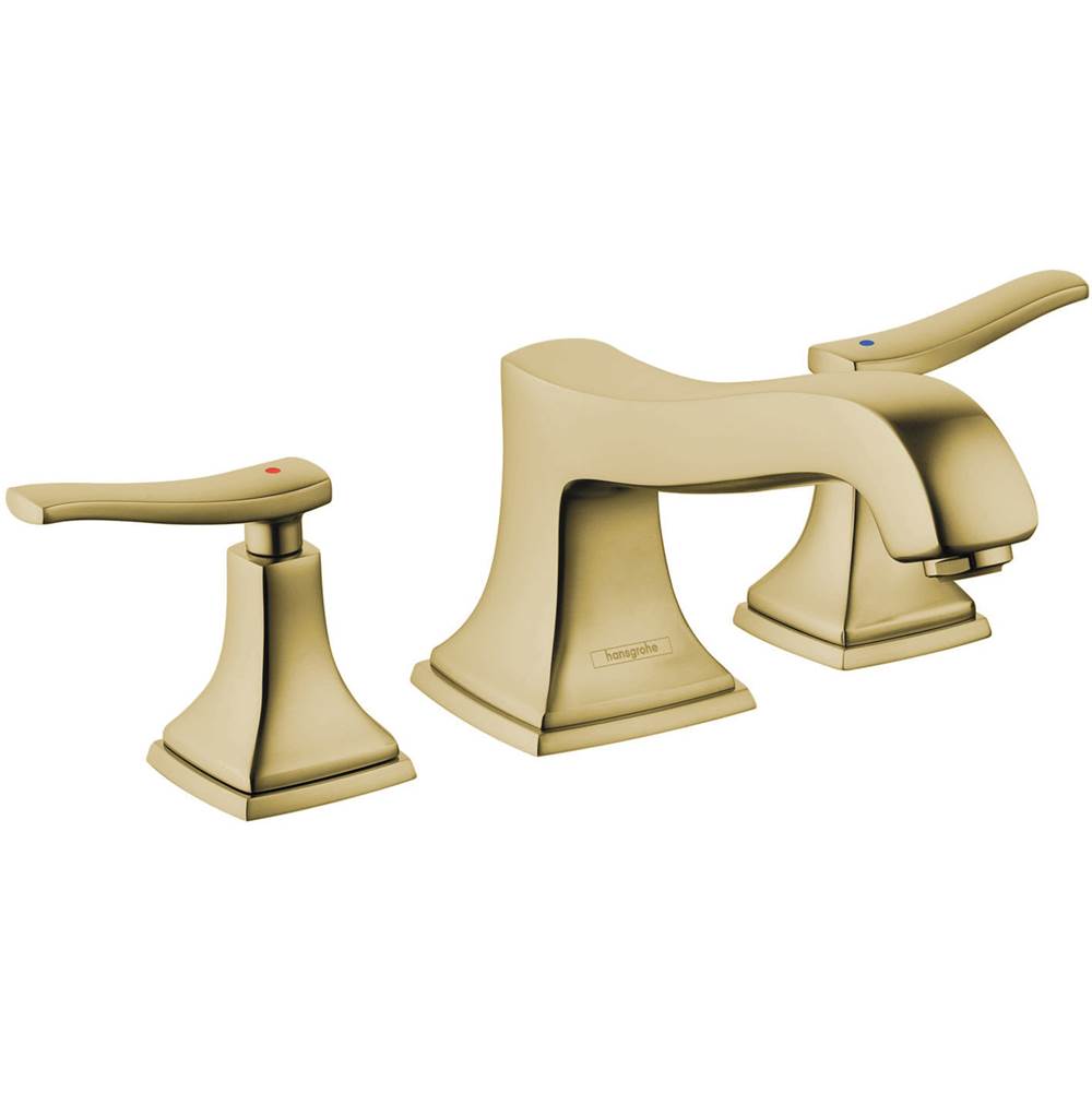 Hansgrohe Metropol Classic 3-Hole Roman Tub Set Trim with Lever Handles in Brushed Bronze