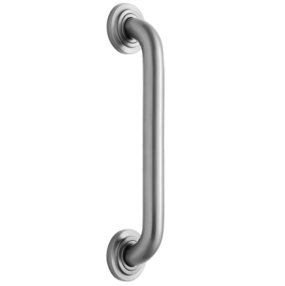 Jaclo 36'' Deluxe Grab Bar with Contemporary Round Flange
